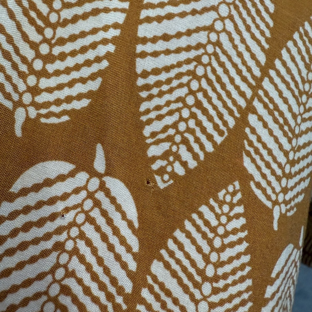 Cupshe Yellow Leaf Pattern Tie Waist Kimono Duster Length Light Cardigan OSFM - Picture 4 of 8